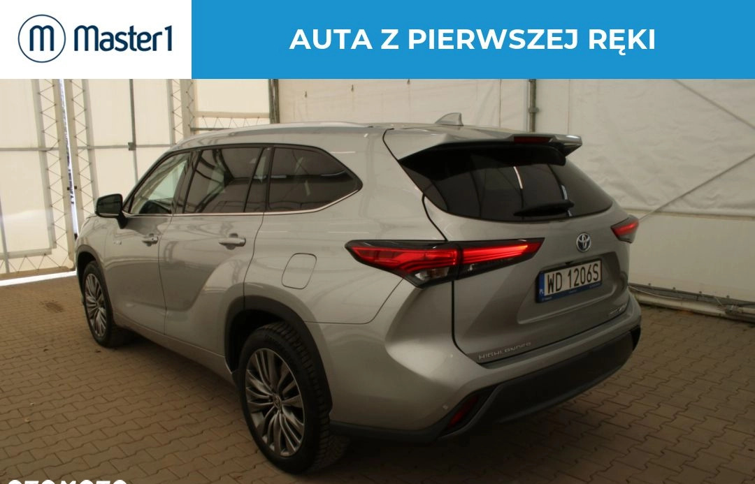 Toyota Highlander cena 208850 przebieg: 30409, rok produkcji 2021 z Rydzyna małe 191